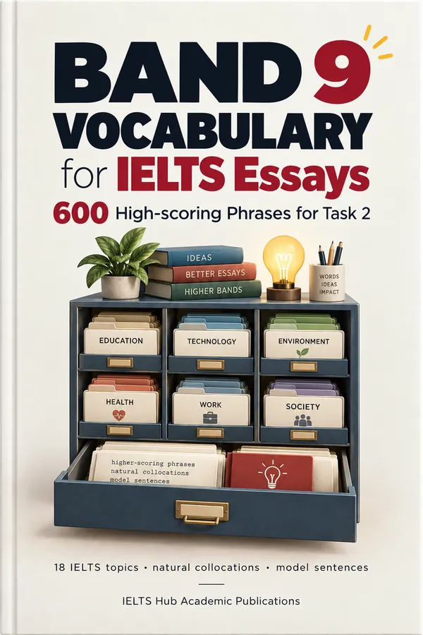 Cover of Band 9 Vocabulary for IELTS Essays