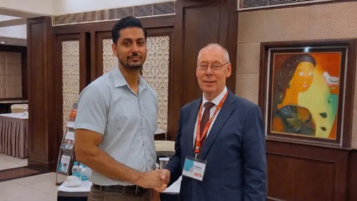 Hardev Sir with Senior IELTS Examiner Thomas Andrews