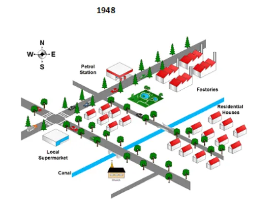 Maps: American town changes between 1948 and 2010 (visual 1 of 2)